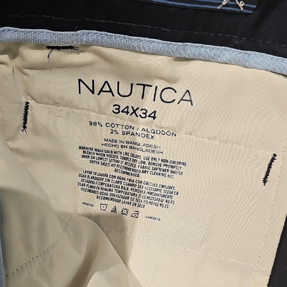 Nautica Men's Dark Blue Dress Pants - Picture 5 of 9